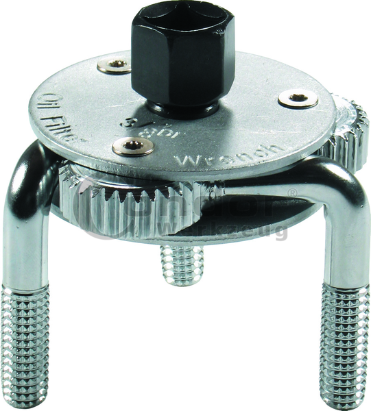 Clé de filtre à huile 3 griffes 3/8 ø 65 à 130 mm Universelle