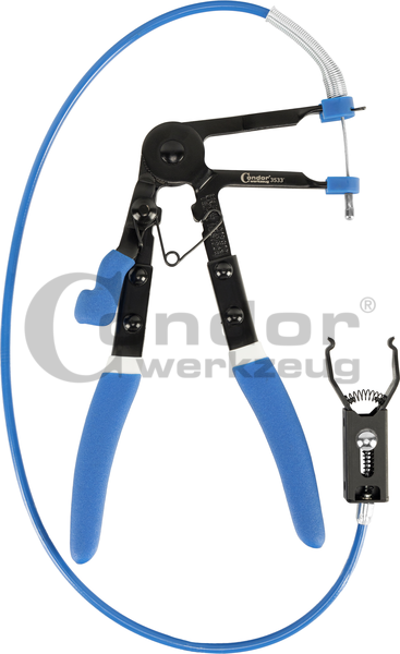 Outillage Mecanique Auto 6 Pinces à Collier Durite QWORK - Droites Et Coudées Pour Tuyaux Frein Carburant Kit Outils Mécanique