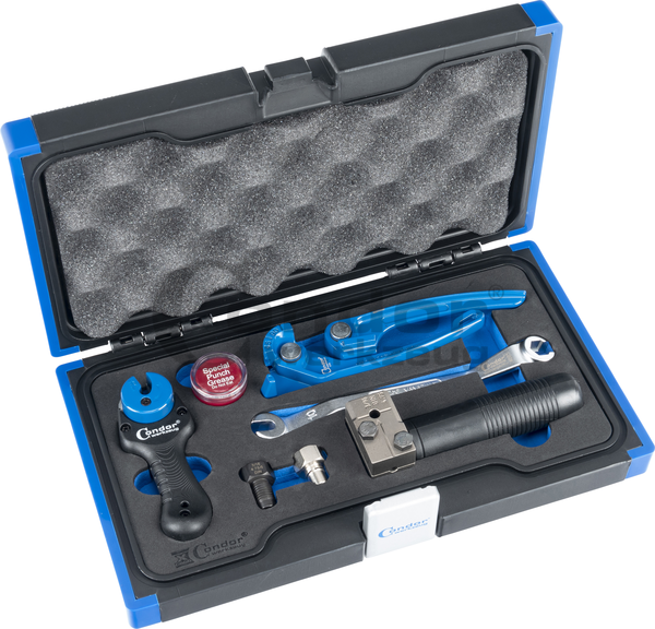 outil d'évasement pour tuyaux de frein outil de pliage 7 flaring Kit d'évasement pour conduites de frein avec pince à cintrer 