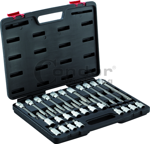 40 EMBOUTS COMBINES TORX HEXAGONAUX ET MULTIDENTS SPLINE - SARLAT OUTILLAGE