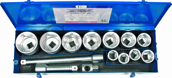 Coffret à douilles camion, 19 à 50 mm, 16 outils, 78 CH 16 Z SAM