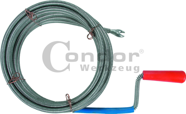 Furet Deboucheur Canalisation Professionnel, 5m x 9mm Spirale