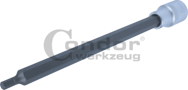 AERZETIX Douille de vissage 3/8 6 pans 12mm longue profonde rallongée haute qualité professionnelle en acier CrV 