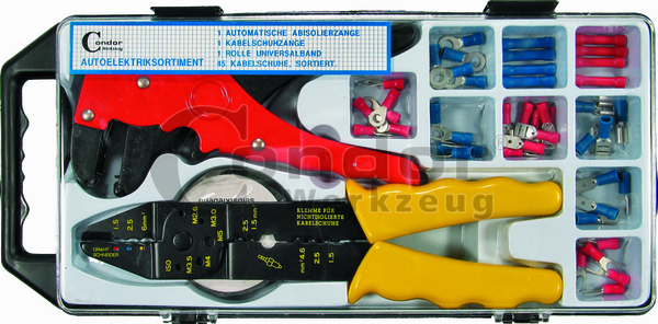 Boîte à outils, Valise d'électricien aluminium, 460 x 340 x 150 mm
