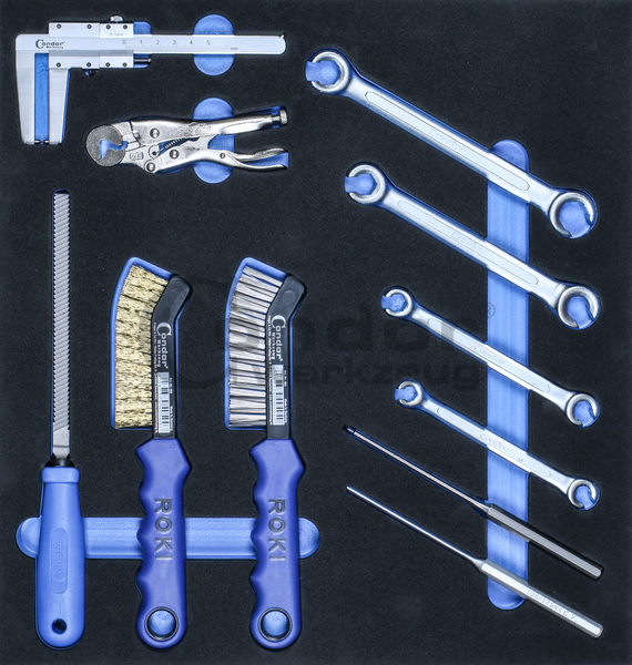 Mousse rangement outils atelier mécanique