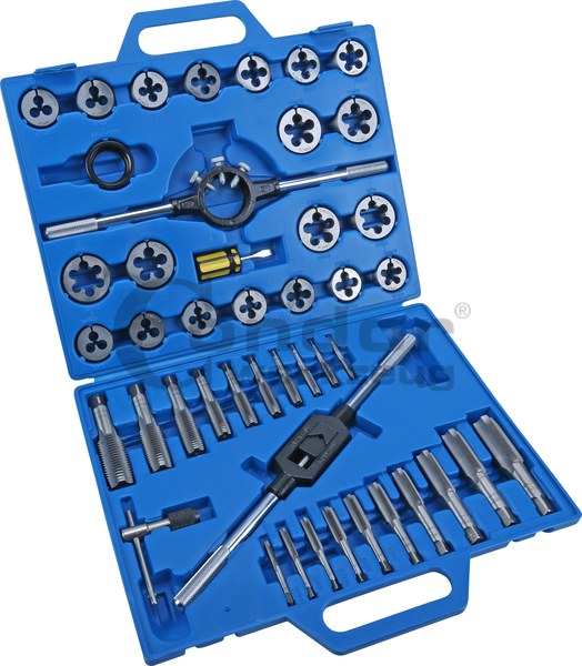 Coffret d'outils - GENERIQUE - Tarauds et filières 20 Pcs - Acier au  Carbone - 3-12 mm